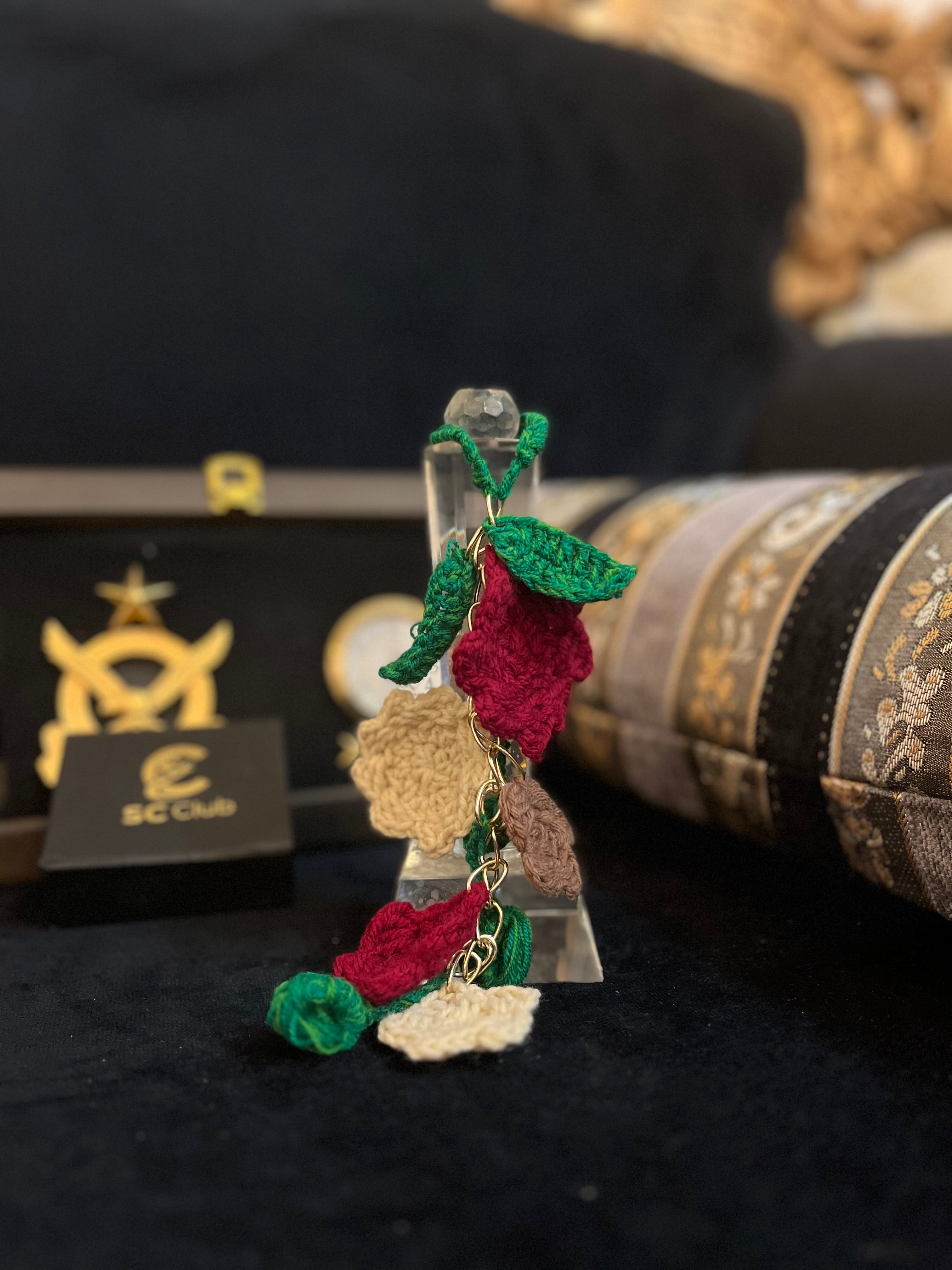 Handmade keychains and bags