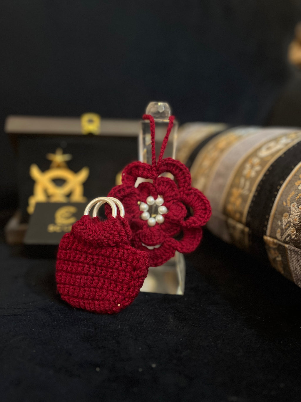 Handmade keychains and bags