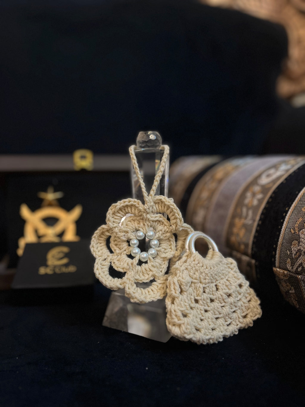 Handmade keychains and bags