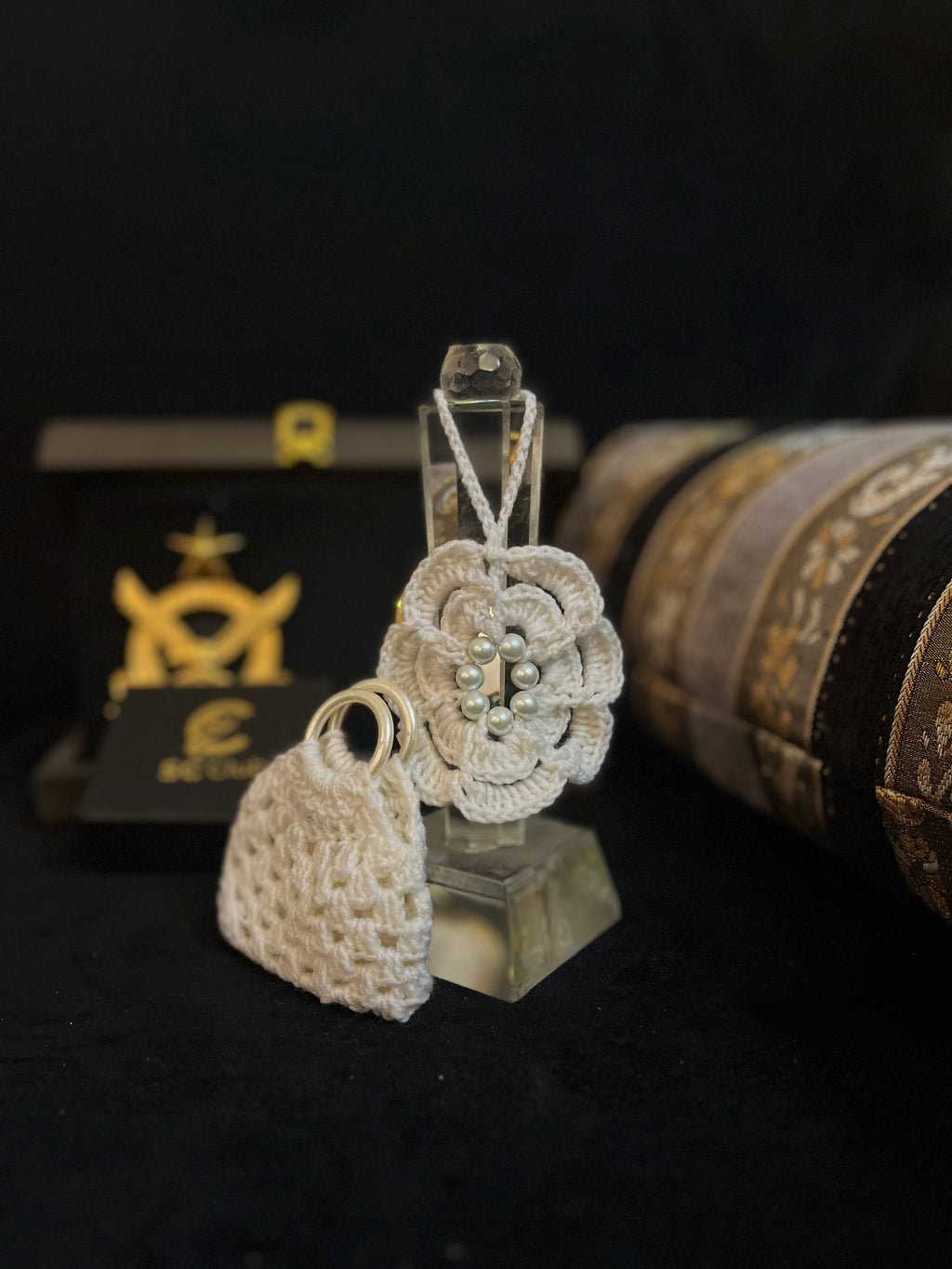 Handmade keychains and bags